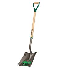 D HANDLE SQUARE POINT SHOVEL