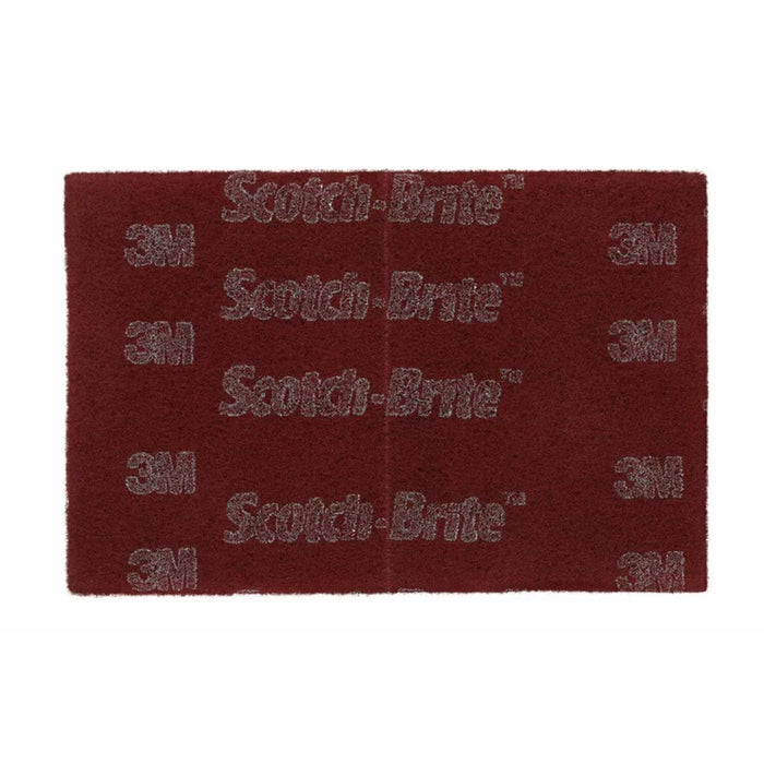 3M Scotch Brite 9 x 6 Brown Med/Duty Scrubbing Pad - 1 Pc