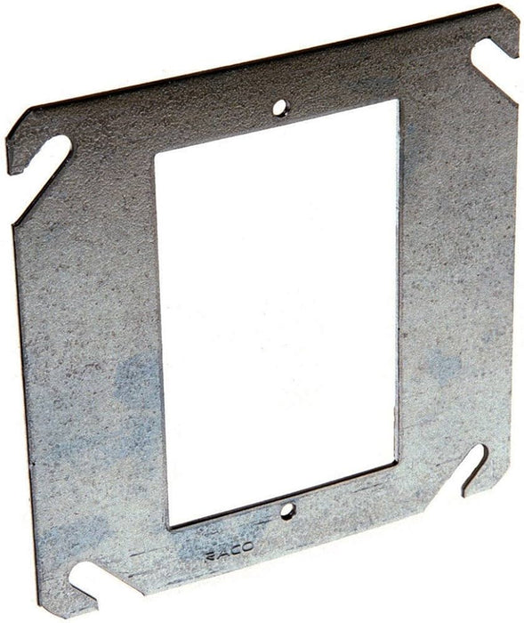 4" 1-Gang Adapter Plate Flat 41F