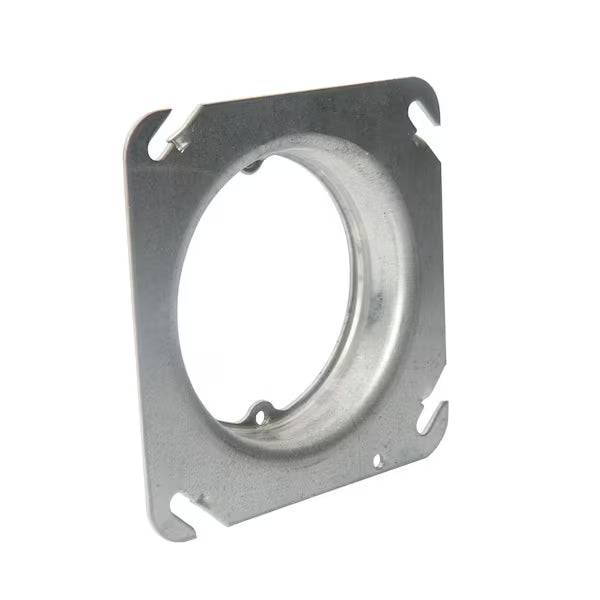 4" Square to 3" Round Metal Box Adapter