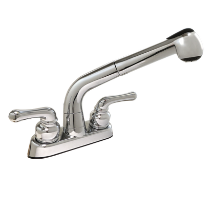 Pull Out Laundry Tray And Utility Faucet - Chrome