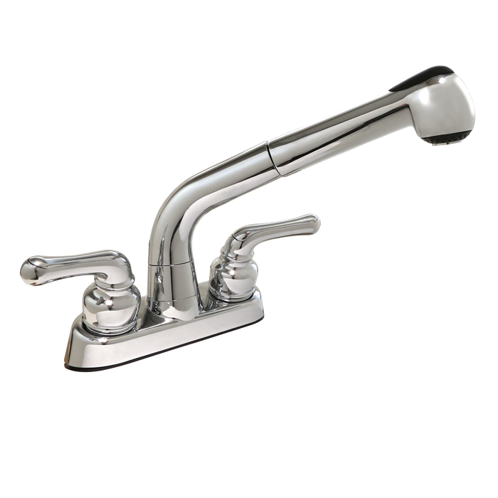 Pull Out Laundry Tray And Utility Faucet - Chrome