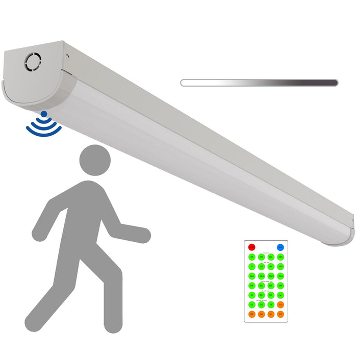 Linear LED Light Fixture w/ Cover (CCT Selectable)