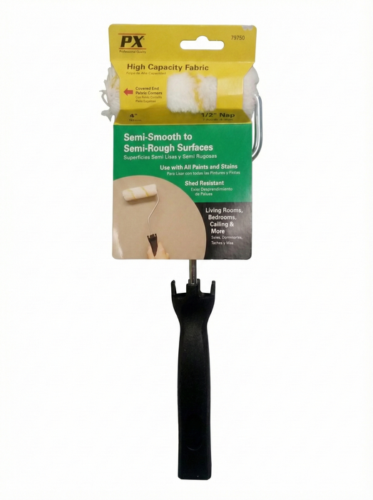 4" FABRIC MINI ROLLER COVER W/ FRAME