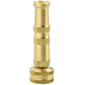 4" Gilmour H/D BRASS STRAIGHT TWIST HOSE NOZZLE