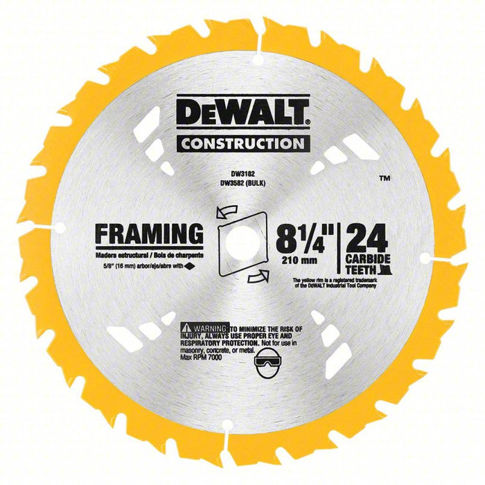 DEWALT CARBIDE BLADE