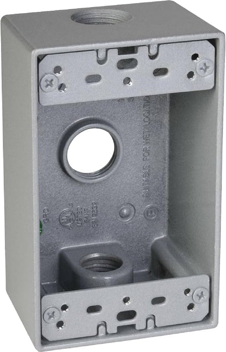 Waterproof Outlet Box 3/4 KO