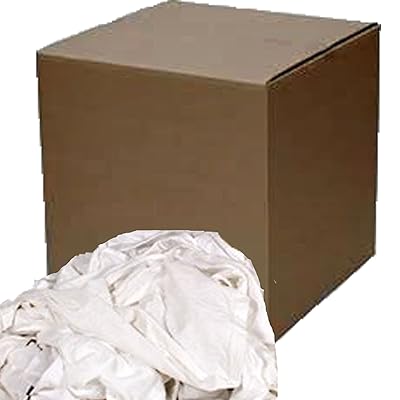 50lb White T-Shirt Cotton Rags