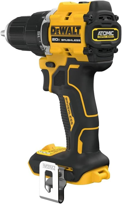 DEWALT ATOMIC 20V MAX 1/2" BRUSHLESS CORDLESS DRILL/DRIVER - TOOL ONLY