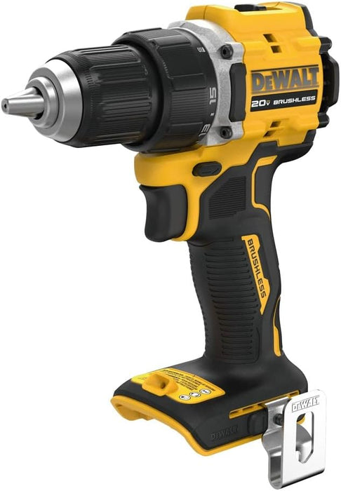 DEWALT ATOMIC 20V MAX 1/2" BRUSHLESS CORDLESS DRILL/DRIVER - TOOL ONLY