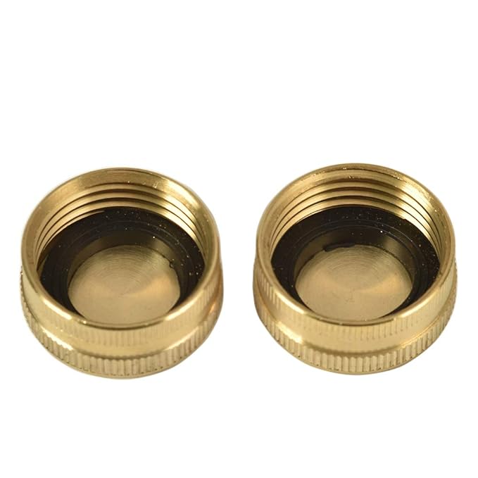 3/4" GARDEN HOSE BRASS CAP w/ WASHER ( 4016821 )