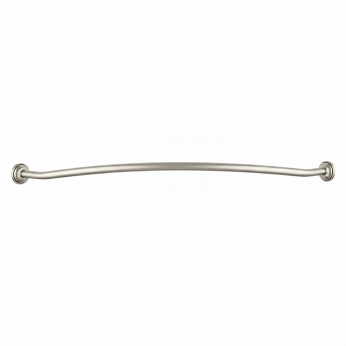 52-72" Curved Adj. Shower Rod - Brushed Nickel