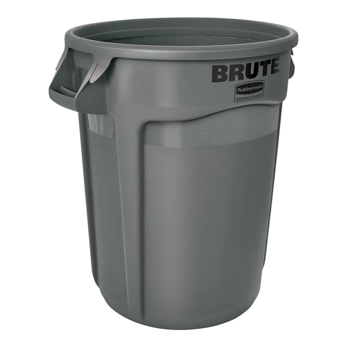 55 Gal H/D Gray Trash Can (No Lid)