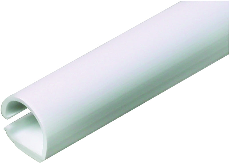 5' Wiremold Plastic Cord Channel - White