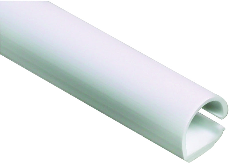 5' Wiremold Plastic Cord Channel - White
