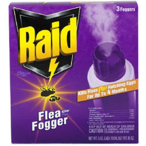 5oz Raid Flea Fogger - 3 Pack