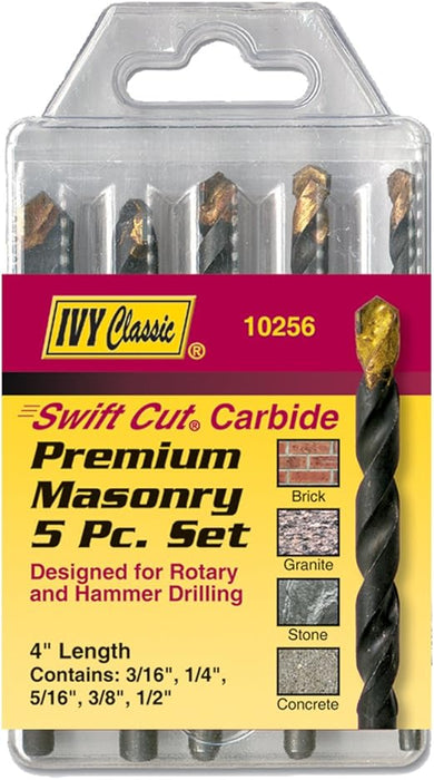 5pc. MASONRY DRILL BIT SET