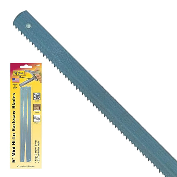 6" - 32T Hack Saw Blades for Mini Low Prof. Hacksaw - 5 PK