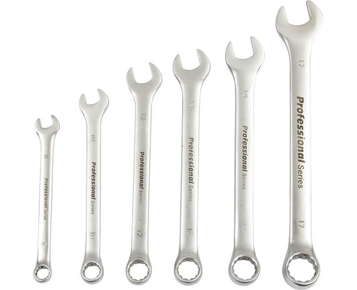 6-pc Metric Combination Wrench Set (8 - 17mm)