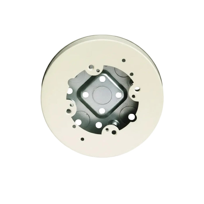 6" Wiremold Fixture Round Box - Ivory