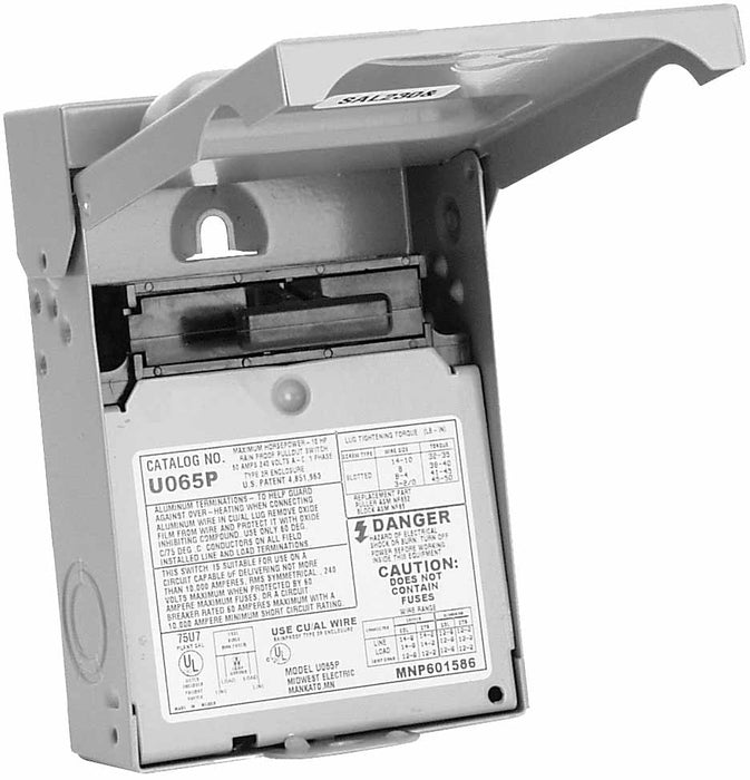 60 Amp Metallic Pull-Out A/C Disconnect