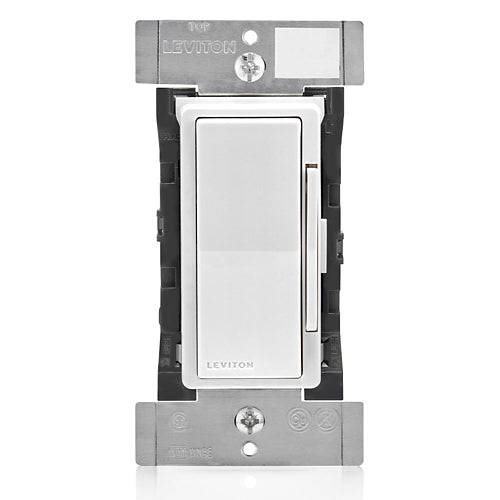 600W SP Decora Light Switch w/ Dimmer - White / Ivory