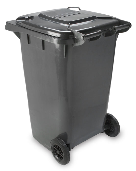 Gray Roll Out Trash Container