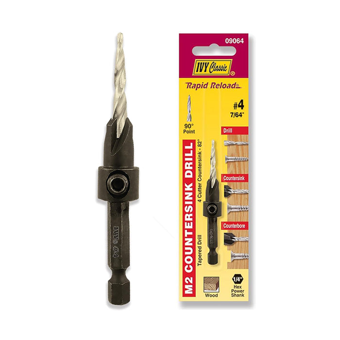 Countersink Tapered Drill, M2 HSS