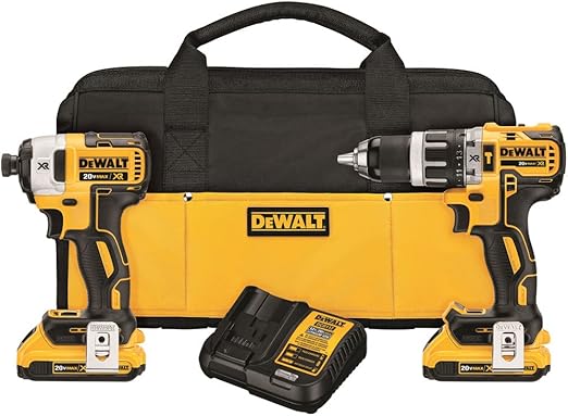 DeWalt 20V MAX Cordless Compact Drill and Impact Driver Kit