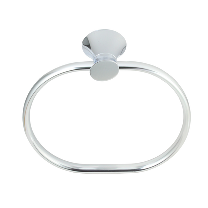 Contemporary Towel Ring - Satin Nickel
