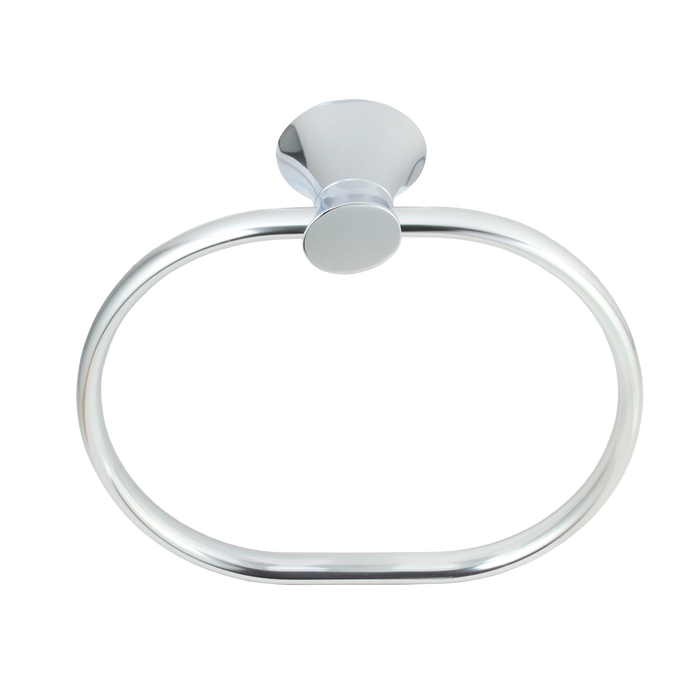 Contemporary Towel Ring - Satin Nickel