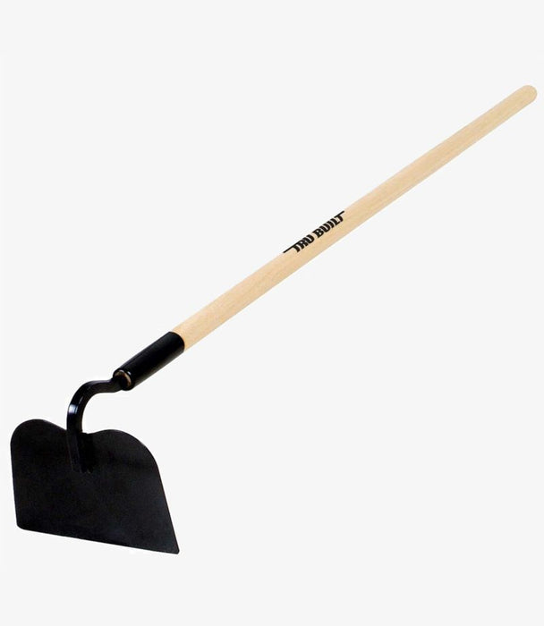 7" GARDEN HOE w/ 48" WOOD HANDLE