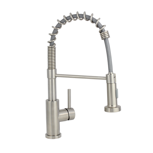 Kitchen Faucet Spring Pull-Down - Stainless Steel