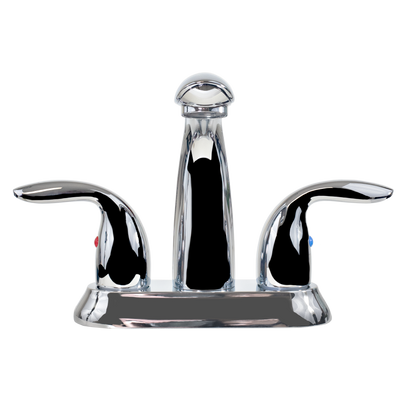 2-H 4" Centerset Bathroom Faucet With Pop-Up, Chrome