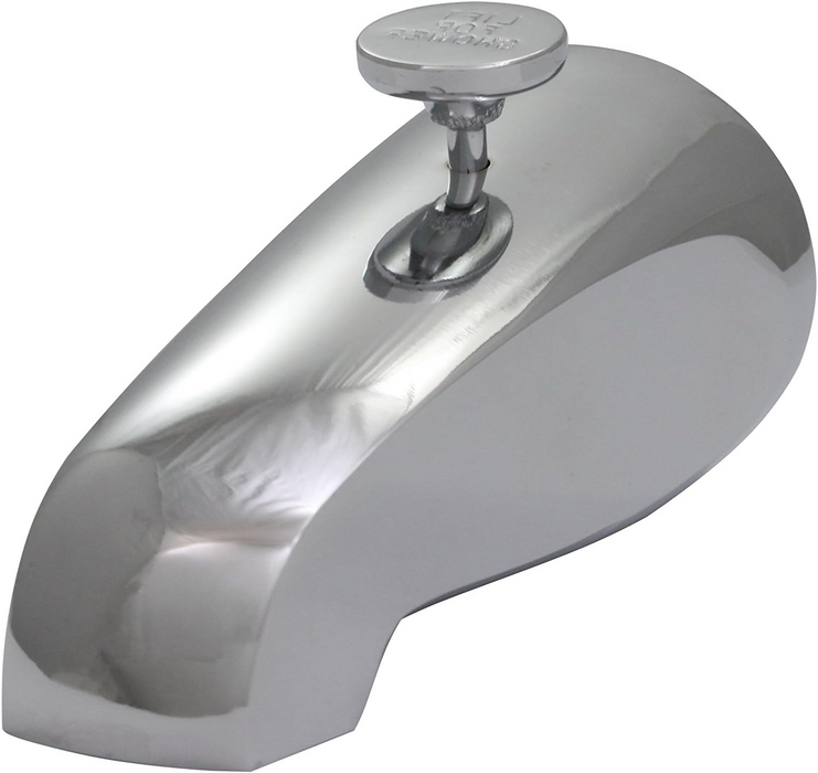 TUB SPOUT WITH REAR DIVERTER - HEAVY BRASS