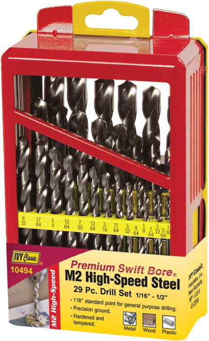 PREMIUM HIGH SPEED STEEL DRILL BIT SET