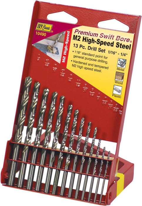 PREMIUM HIGH SPEED STEEL DRILL BIT SET