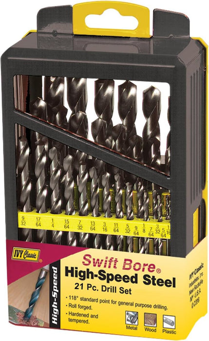 HIGH SPEED STEEL DRILL BIT SET