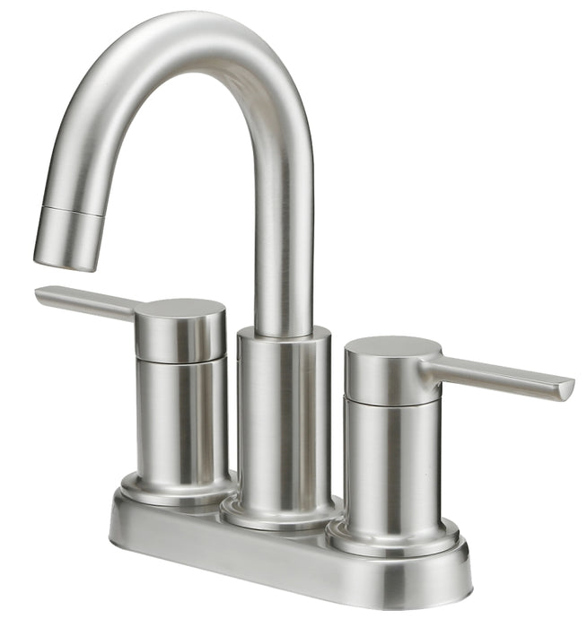 Faucet Lav Two Hndl Brshnic4In