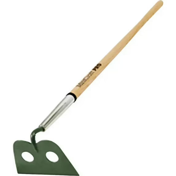 7" MASON MORTAR HOE w/ WOODEN HANDLE