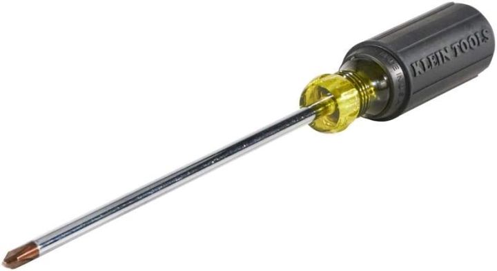 KLEIN SCREWDRIVER ROUND SHANK W/ CUSHION GRIP