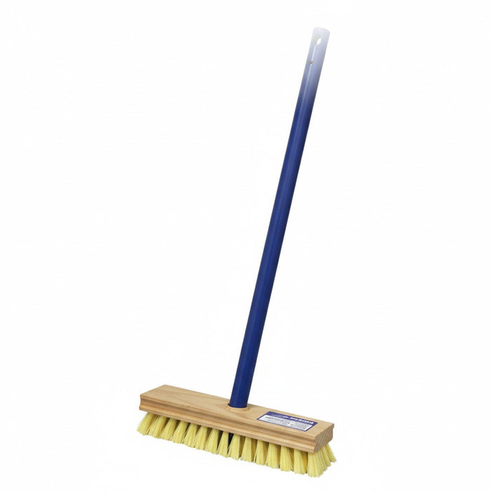 8" Deck Scrub Brush w/ 48" Metal Handle (1825116)