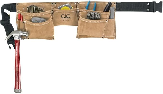 8 POCKET LEATHER TOOL APRON / BELT