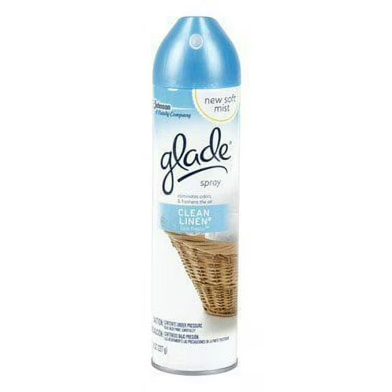 8oz Glade Clean Linen Air Freshener Spray