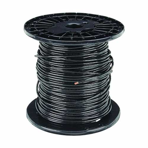 Stranded Wire Roll - Black 500'