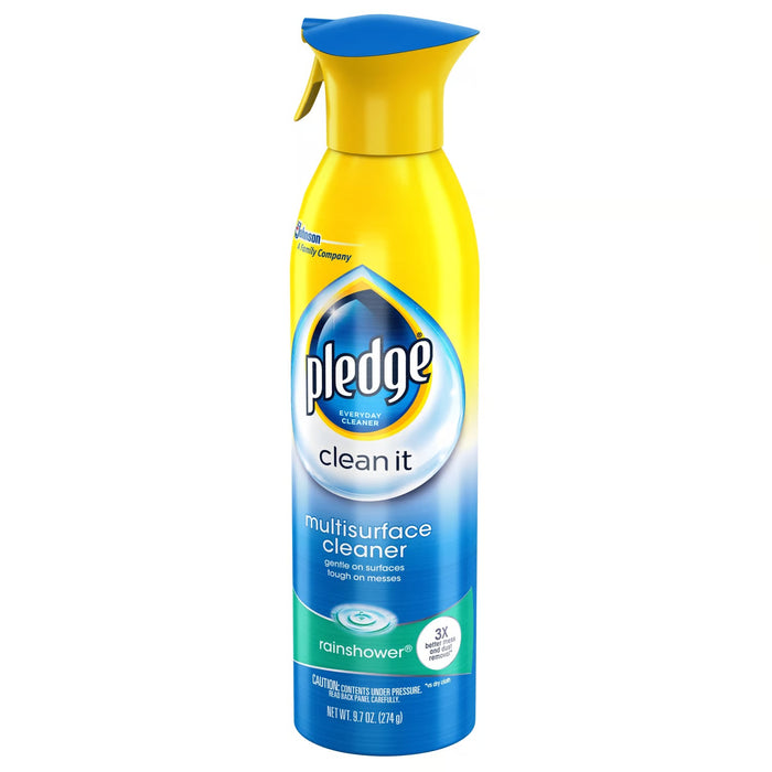 9.7oz Pledge Multi Surface Cleaner - Rainshower Scent