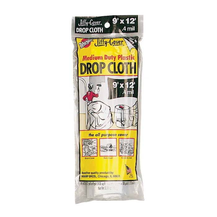 9 X 12 PLASTIC DROP CLOTH