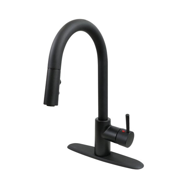 BALDOR Arco Pull-Down Kitchen Faucet Matte Black