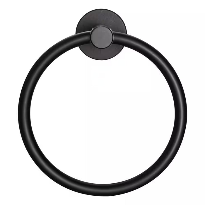 Baldor Arco Towel Ring Matte Black
