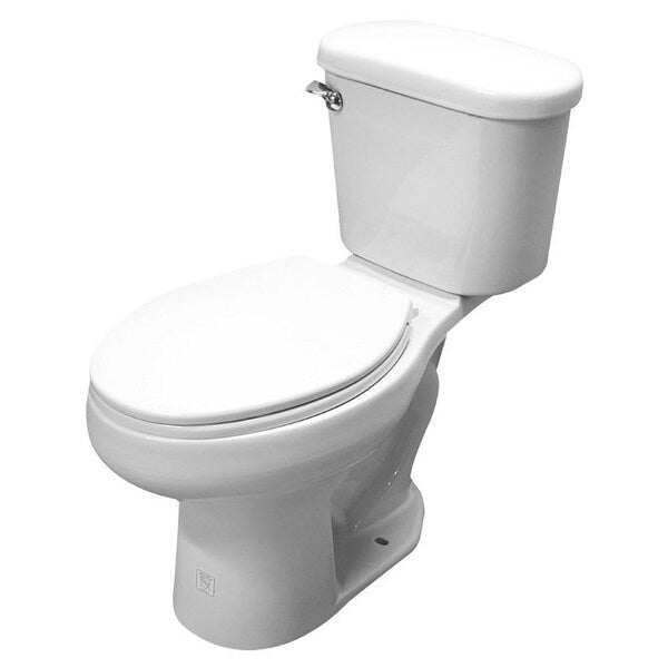 MAYFAIR ELONGATED PLASTIC SLOW-CLOSE TOILET SEAT - WHITE